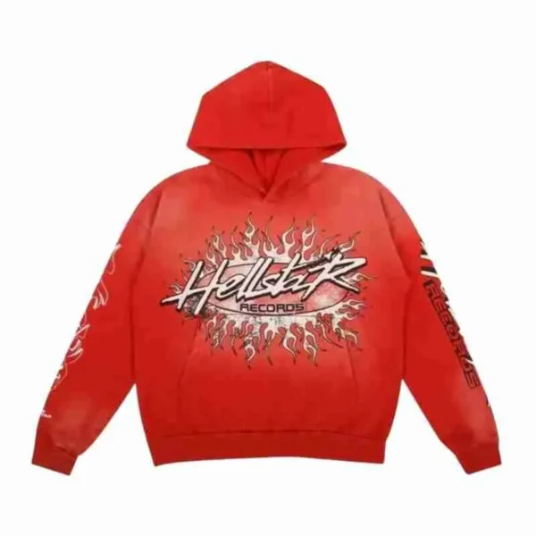 Best Hellstar Records Red Hoodie