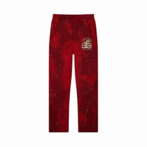 Best Hellstar Tye Dye Sweatpants Red