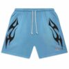 Flame Hellstar Shorts Blue