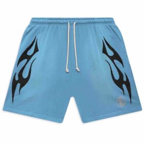 Flame Hellstar Shorts Blue