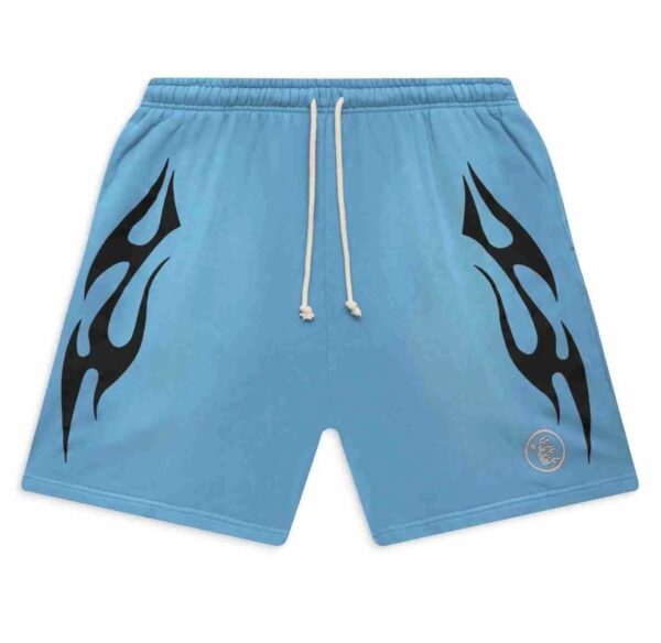 Flame Hellstar Shorts Blue