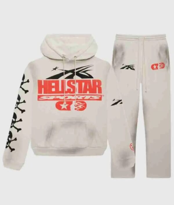 Hellstar Beat Tracksuit Cream