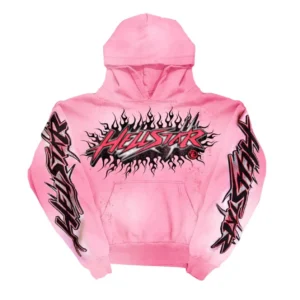 Hellstar Brainwashed Without Brain Pink Hoodie