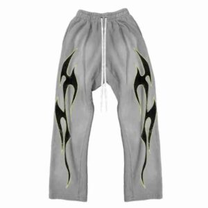 Hellstar Future Flame Grey Sweatpants Unisex