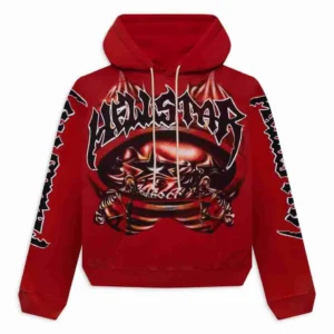 Hellstar Halloween Skeleton Red Hoodie