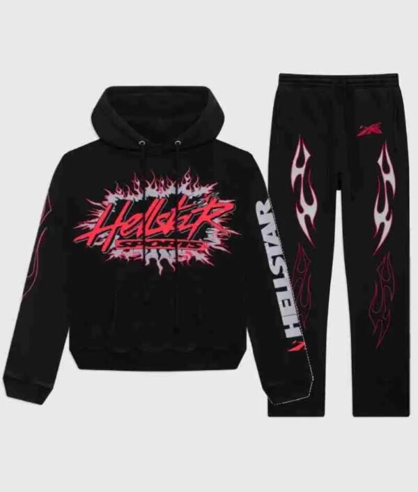 Hellstar Logo Tracksuit Black