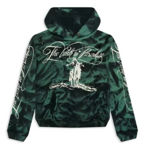 Hellstar Marble Paradise Hoodie Green