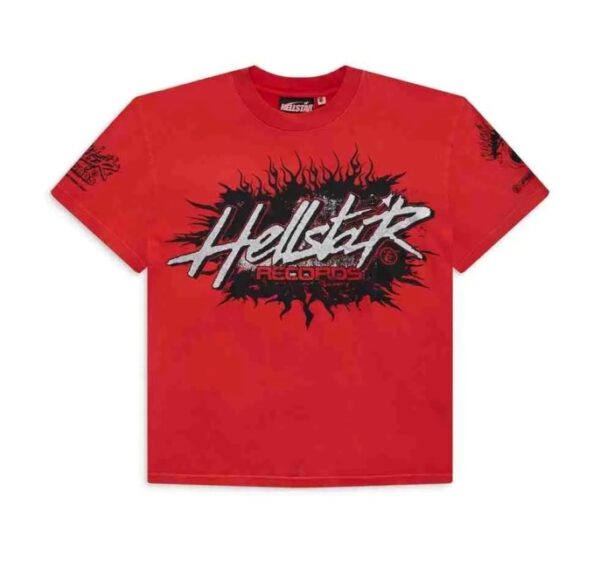 Hellstar Record Red T-Shirt New