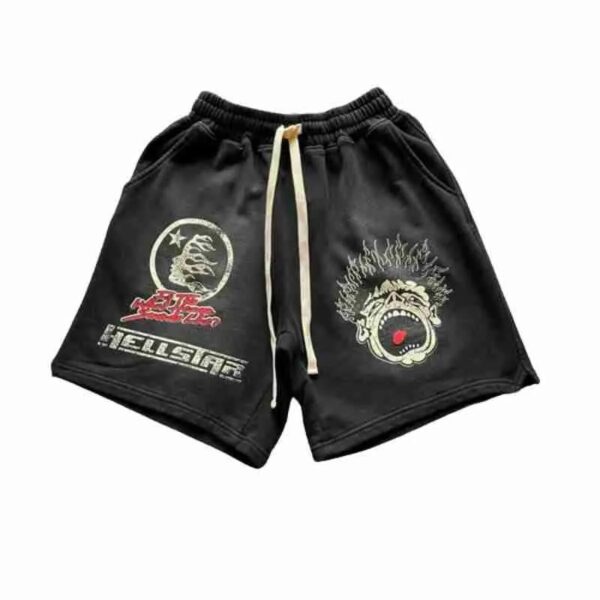 Hellstar Records Black Shorts