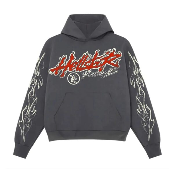 Hellstar Studios Best Grey Hoodie Men