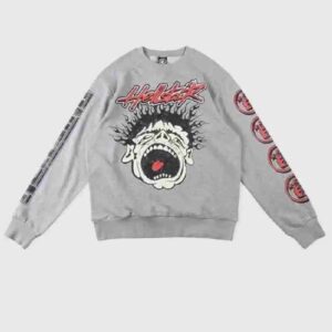 Hellstar Studios Records Sweater Grey