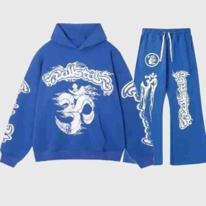 Hellstar Studios Records Yoga Tracksuit Blue