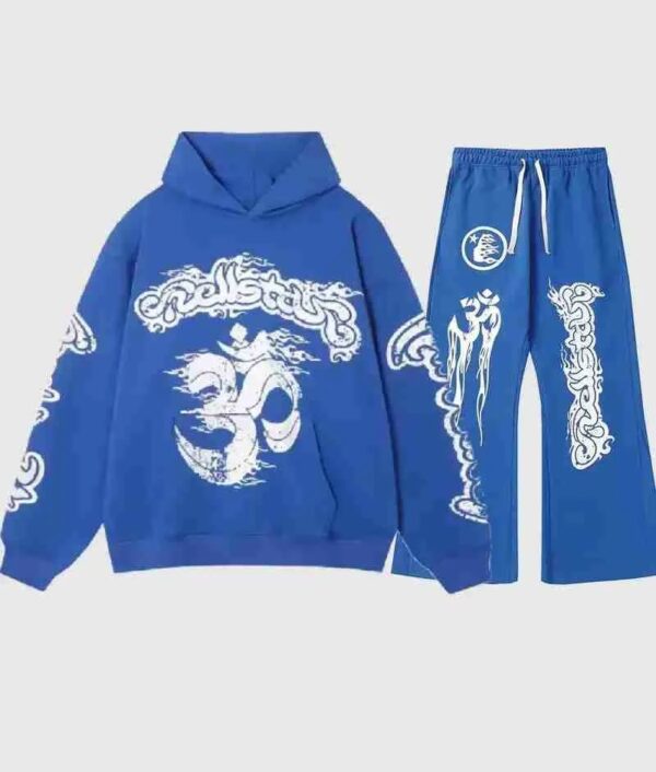 Hellstar Studios Records Yoga Tracksuit Blue