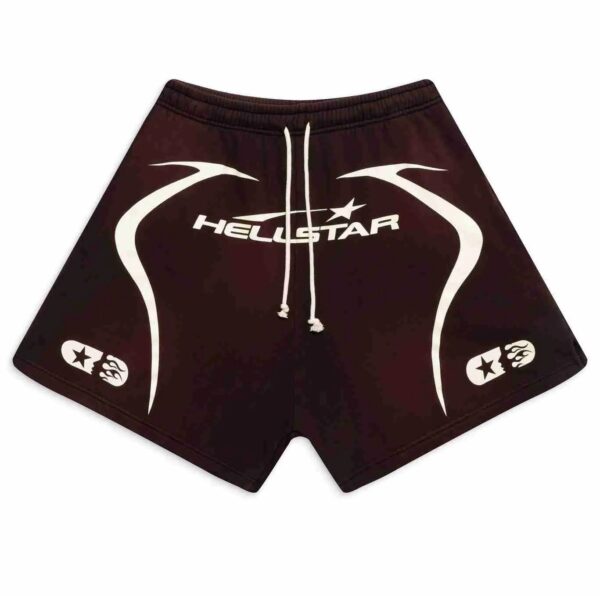 Hellstar Warm Up Brown Shorts