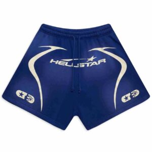 Hellstar Warm Up Shorts Blue